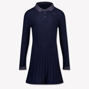 Tommy Hilfiger Kinder Meisjes Jurk In Navy