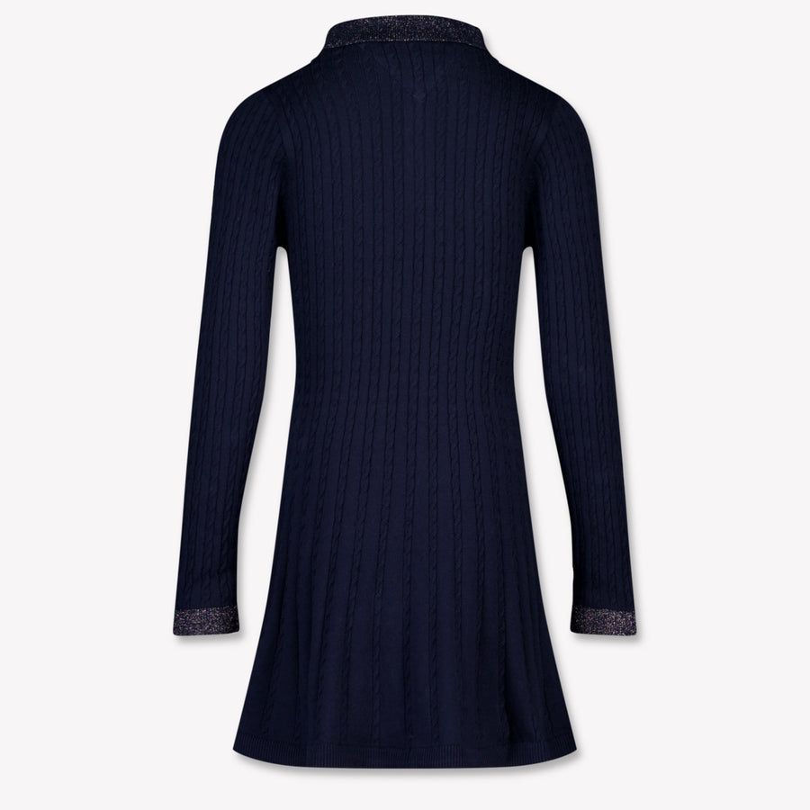 Tommy Hilfiger Kinder Meisjes Jurk In Navy