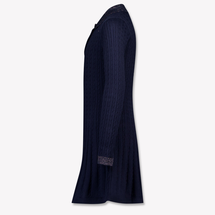 Tommy Hilfiger Kinder Meisjes Jurk In Navy