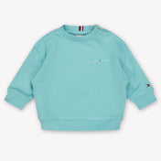 Tommy Hilfiger Baby Unisex Trui In Turquoise