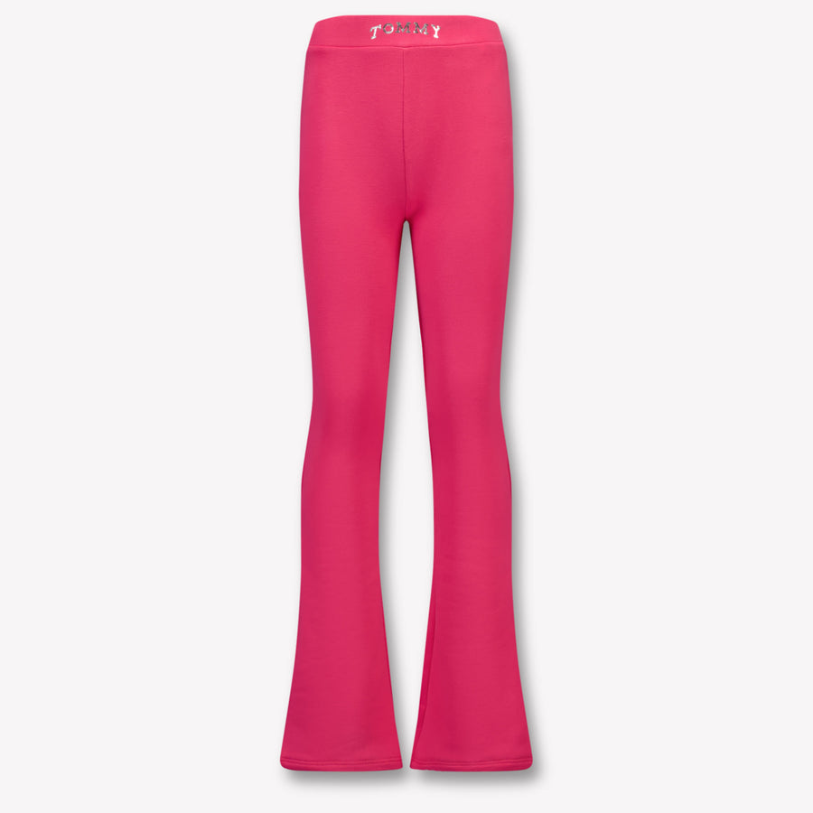 Tommy Hilfiger Kinder Meisjes Legging In Donker Roze