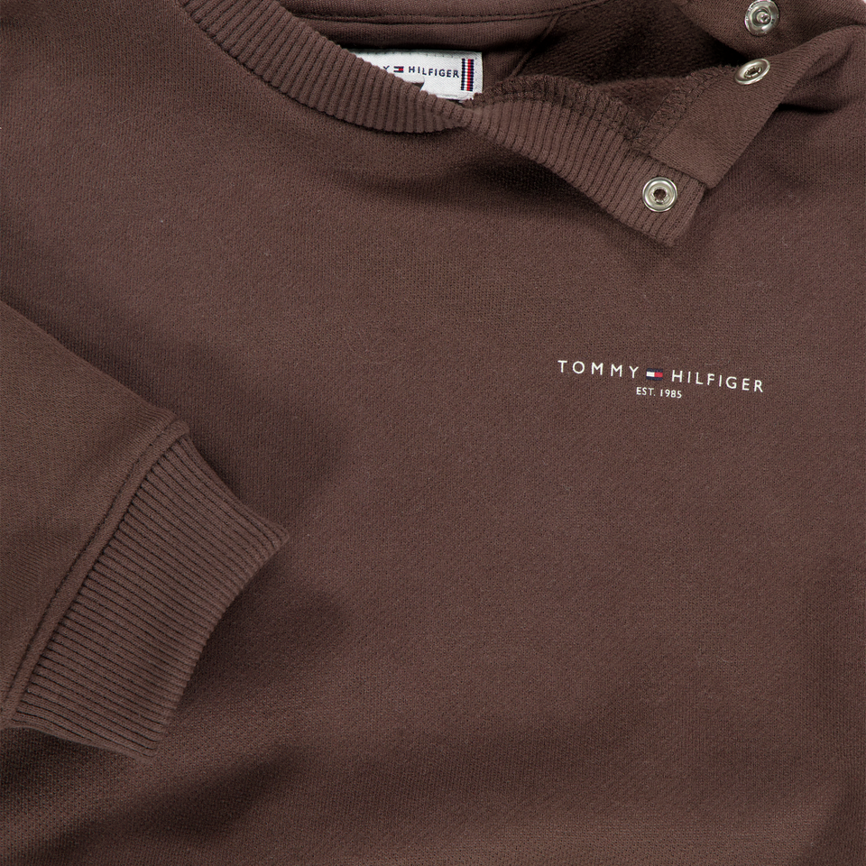 Tommy Hilfiger Baby Unisex Trui In Bruin