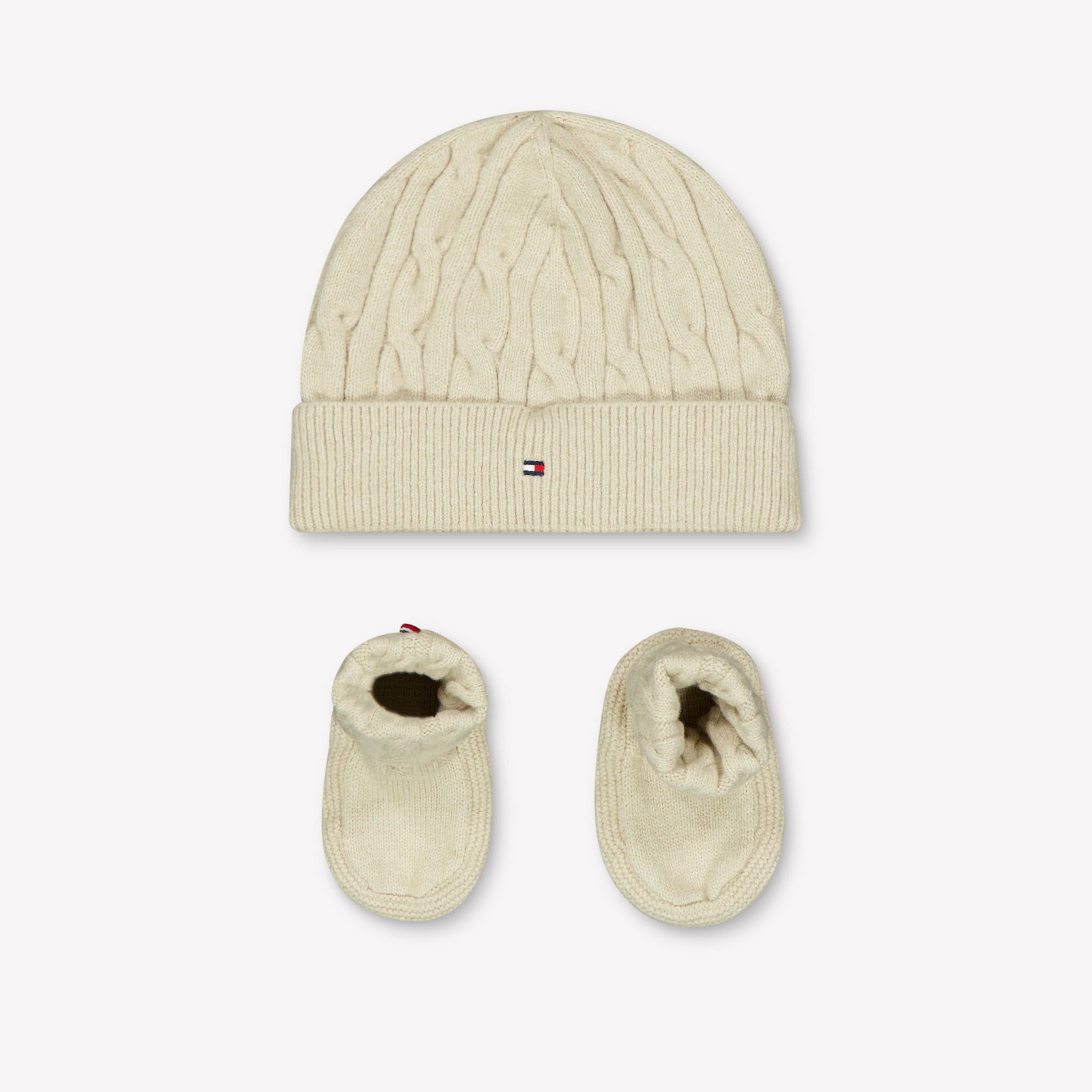 Tommy Hilfiger Baby Unisex Muts In Licht Beige