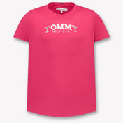 Tommy Hilfiger Kinder Meisjes T-Shirt In Fuchsia