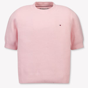Tommy Hilfiger Kinder Meisjes Trui In Licht Roze