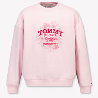 Tommy Hilfiger Kinder Meisjes Trui In Licht Roze