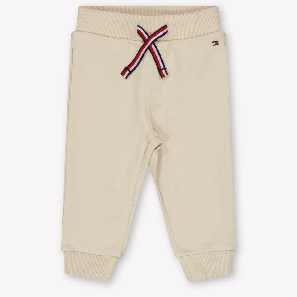 Tommy Hilfiger Baby Unisex Broek In Licht Beige