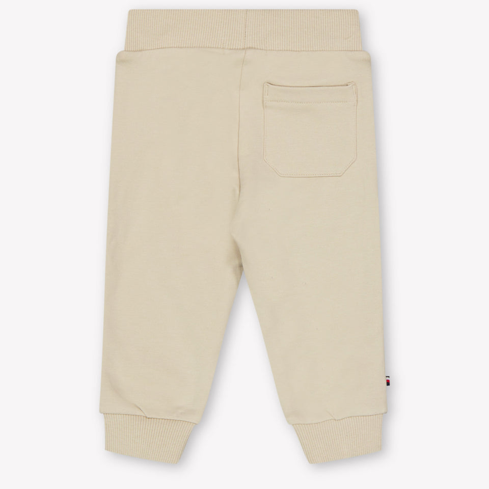 Tommy Hilfiger Baby Unisex Broek In Licht Beige