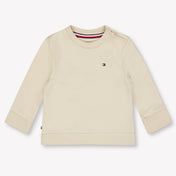 Tommy Hilfiger Baby Unisex Trui In Licht Beige