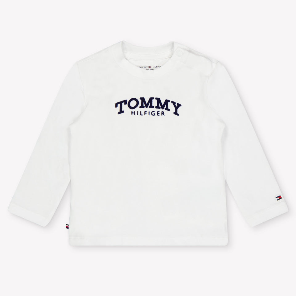 Tommy Hilfiger Baby Unisex T-Shirt In Wit
