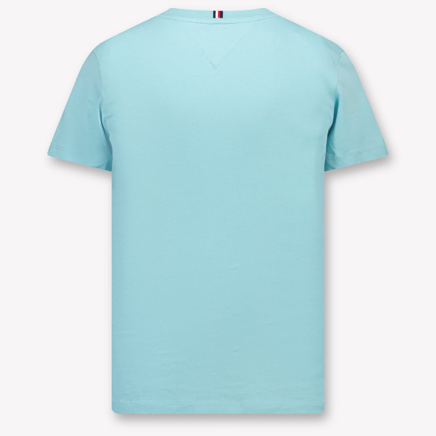 Tommy Hilfiger Kinder Unisex T-Shirt In Turquoise
