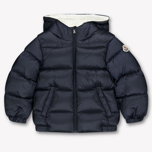 Moncler New Macaire Baby Jongens Winterjas In Navy