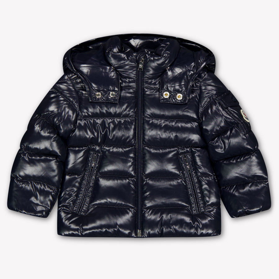 Moncler Maya Baby Jongens Winterjas In Navy