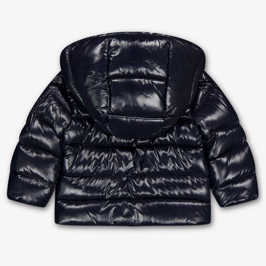 Moncler Maya Baby Jongens Winterjas In Navy