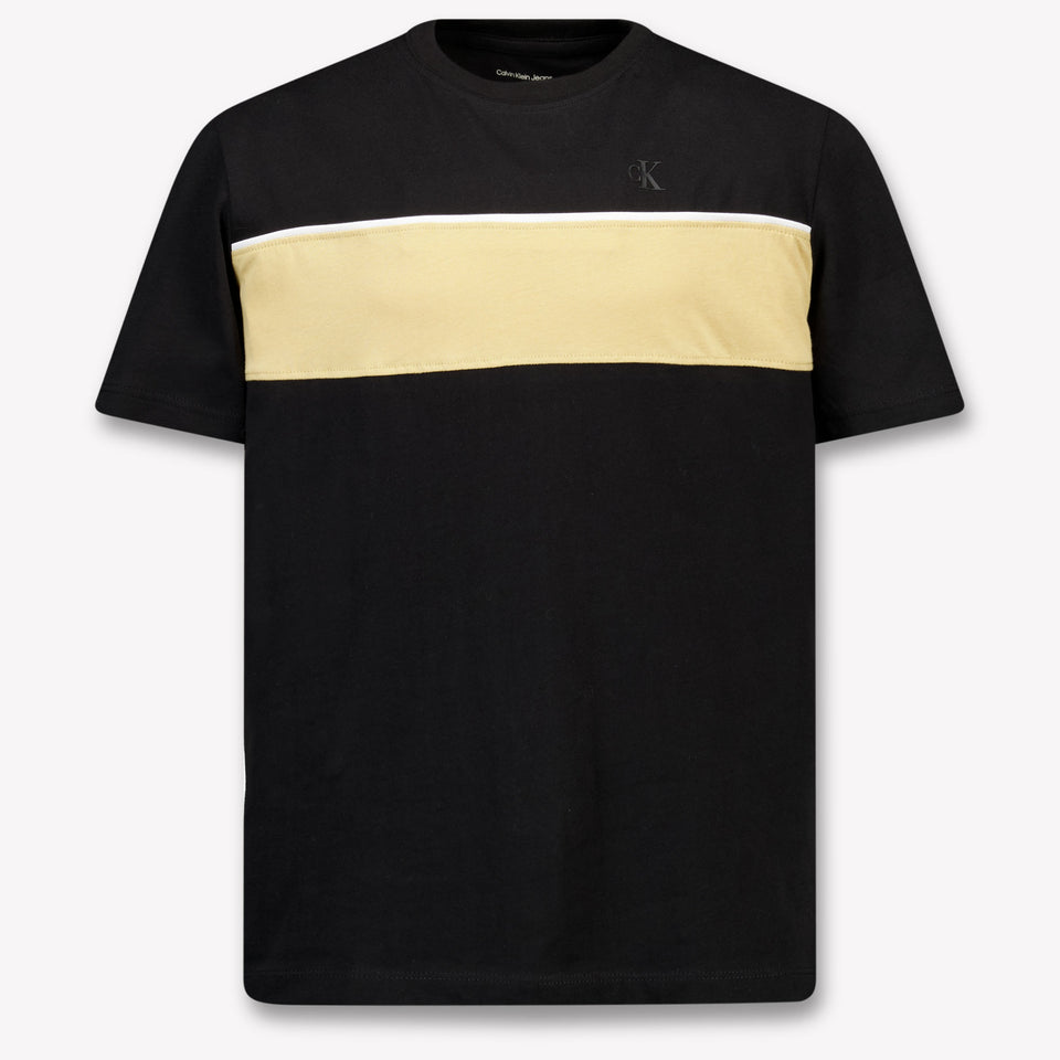 Calvin Klein Kinder Jongens T-Shirt In Zwart