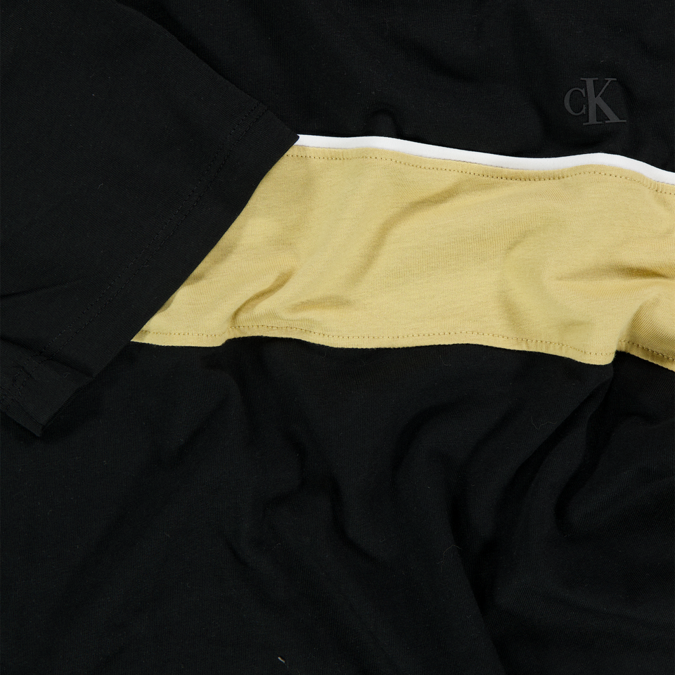 Calvin Klein Kinder Jongens T-Shirt In Zwart