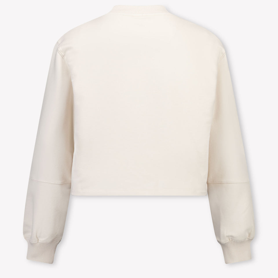 Calvin Klein Kinder Meisjes Trui In Off White