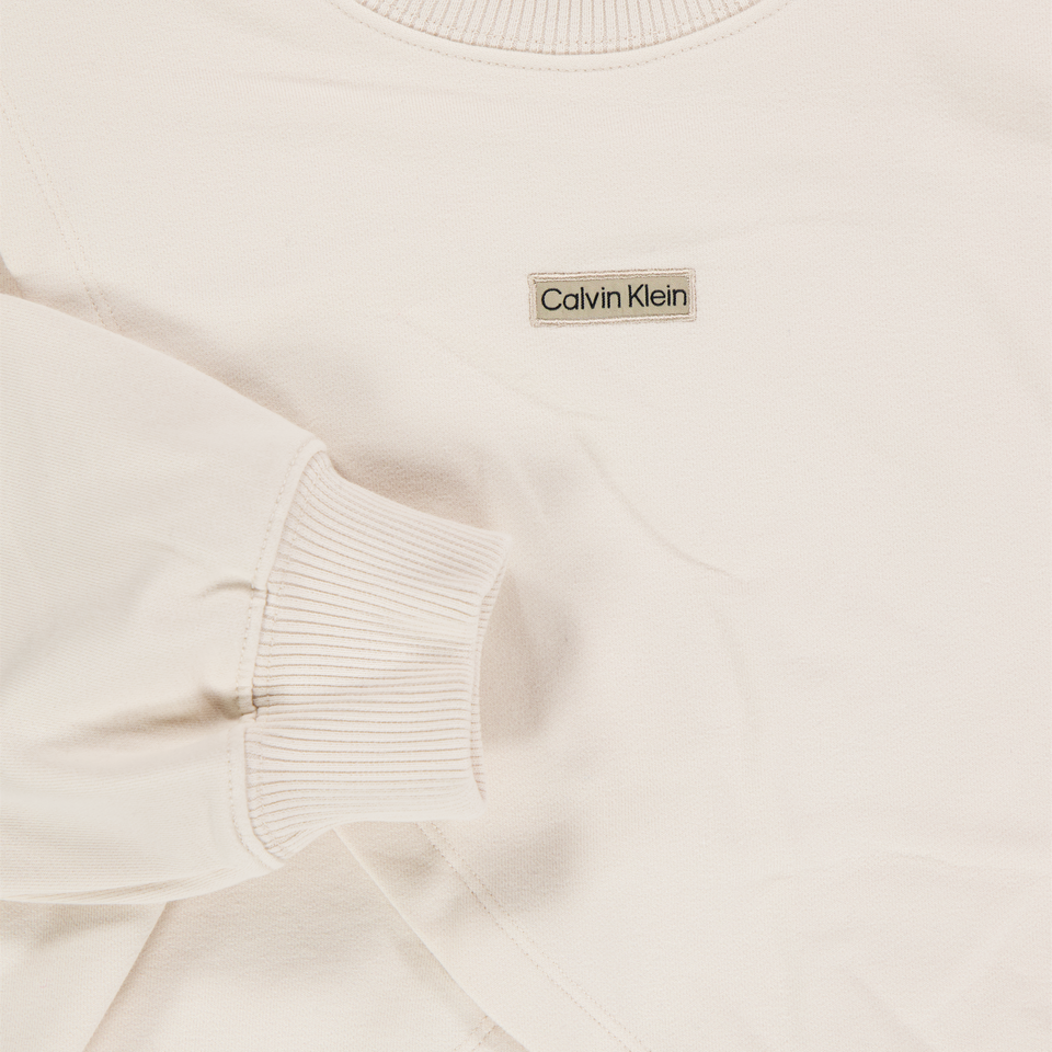 Calvin Klein Kinder Meisjes Trui In Off White