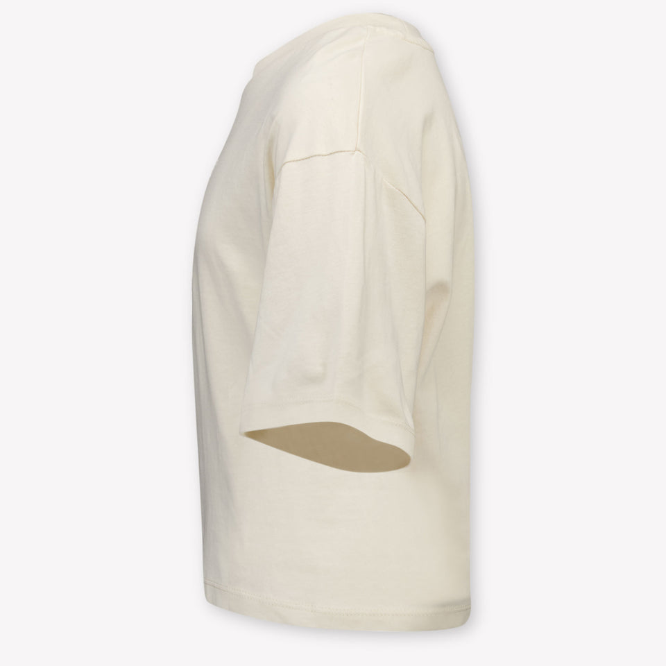 Calvin Klein Kinder Meisjes T-Shirt In Off White