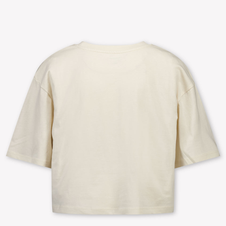 Calvin Klein Kinder Meisjes T-Shirt In Off White
