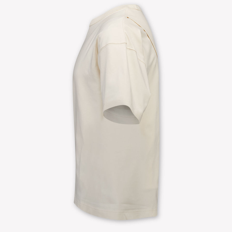 Calvin Klein Kinder Meisjes T-Shirt In Off White