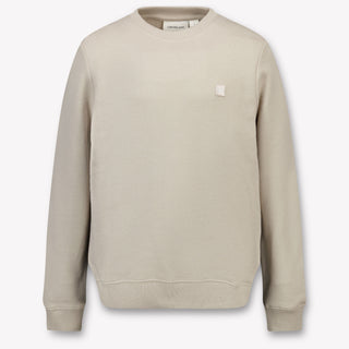 Calvin Klein Kinder Unisex Trui In Licht Beige