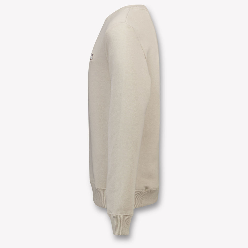 Calvin Klein Kinder Unisex Trui In Licht Beige