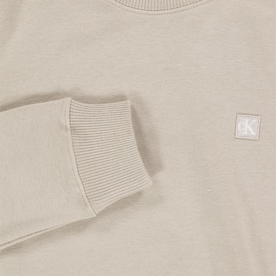 Calvin Klein Kinder Unisex Trui In Licht Beige