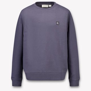 Calvin Klein Kinder Unisex Trui In Donker Grijs