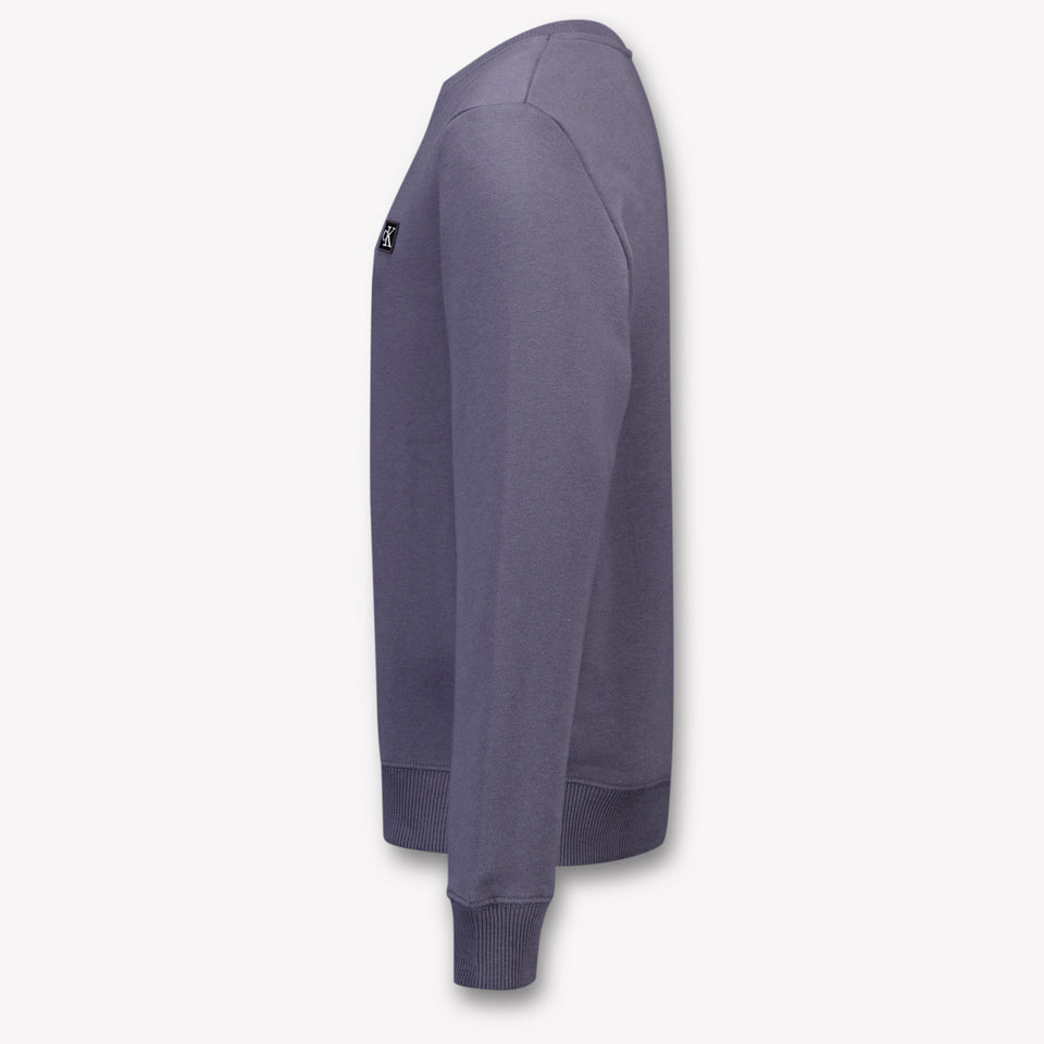 Calvin Klein Kinder Unisex Trui In Donker Grijs