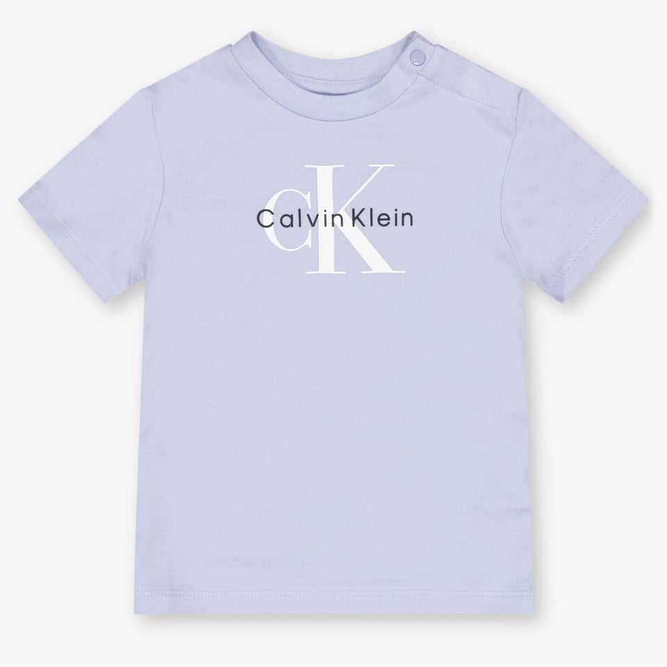Calvin Klein Baby Unisex T-Shirt In Licht Blauw