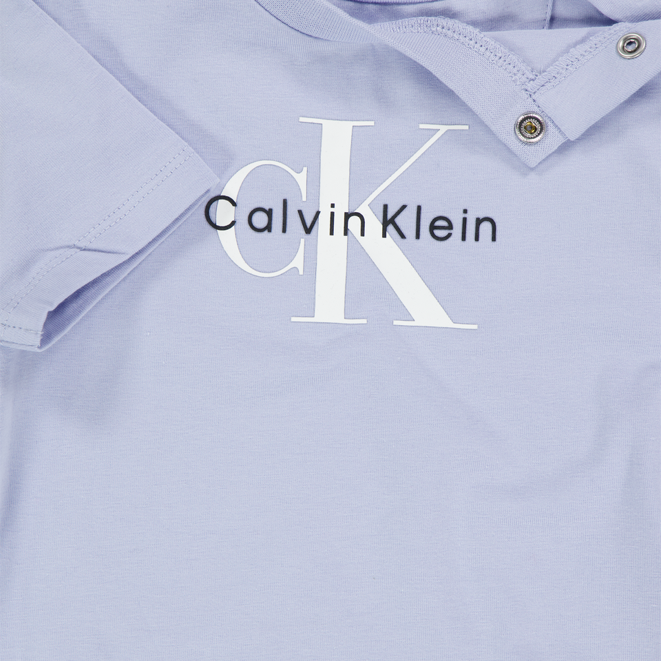 Calvin Klein Baby Unisex T-Shirt In Licht Blauw