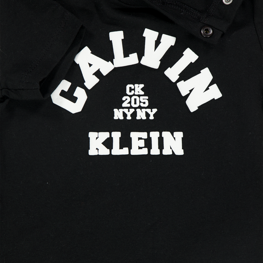 Calvin Klein Baby Unisex T-Shirt In Zwart