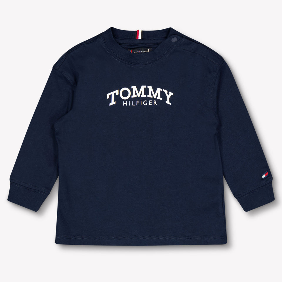 Tommy Hilfiger Baby Jongens T-Shirt In Navy