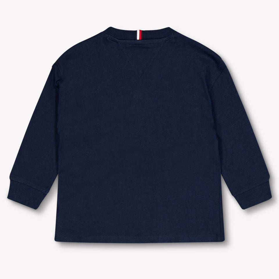 Tommy Hilfiger Baby Jongens T-Shirt In Navy