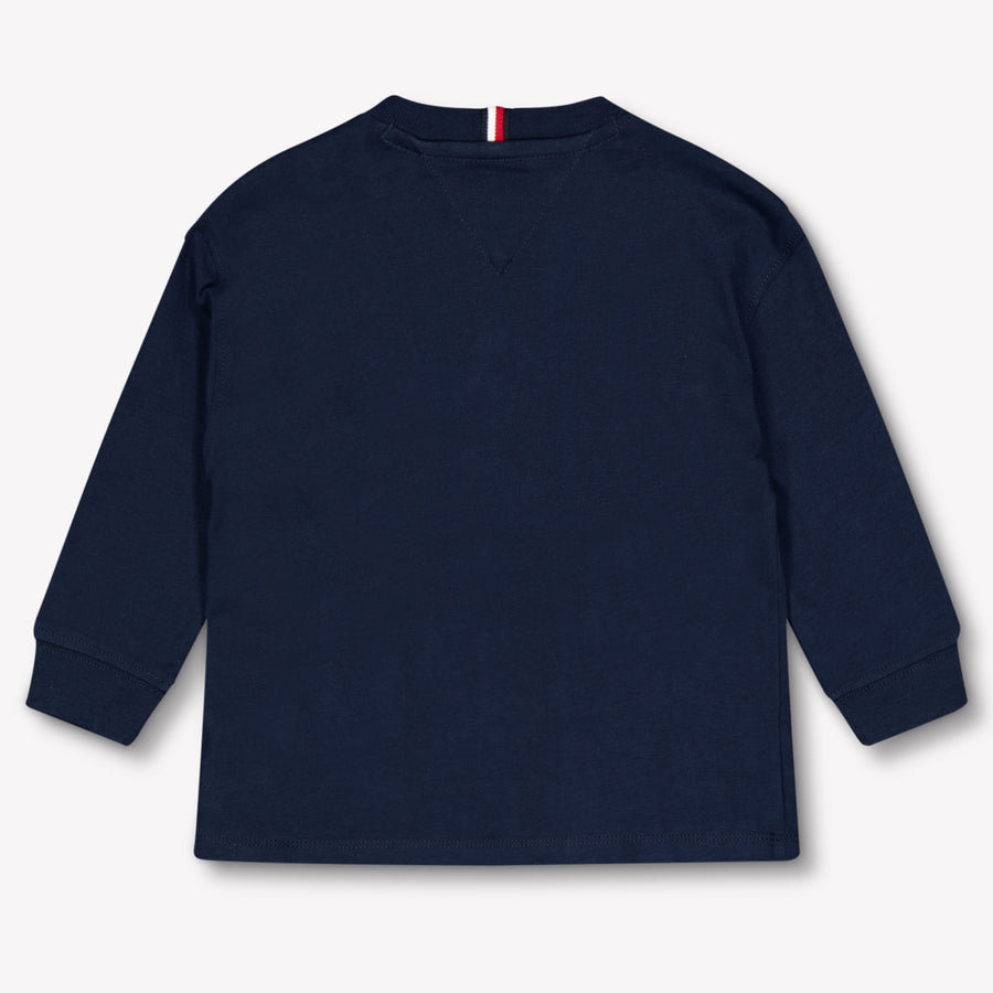 Tommy Hilfiger Baby Jongens T-Shirt In Navy