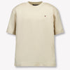 Tommy Hilfiger Kinder Jongens T-Shirt In Beige