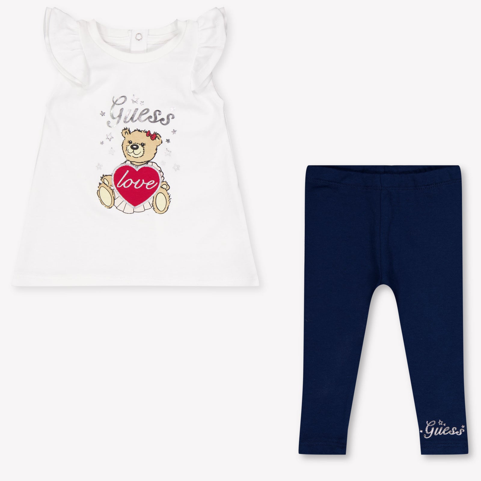 Guess Baby Meisjes Setje In Wit