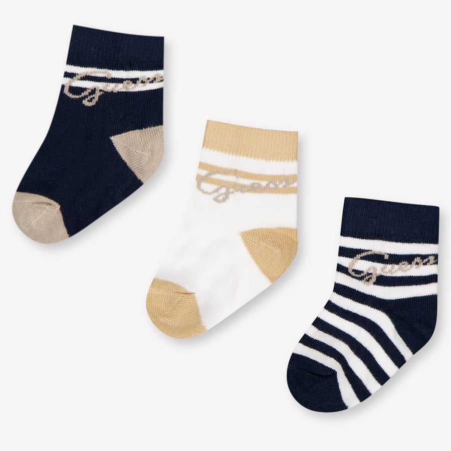 Guess Baby Jongens Sokjes In Navy