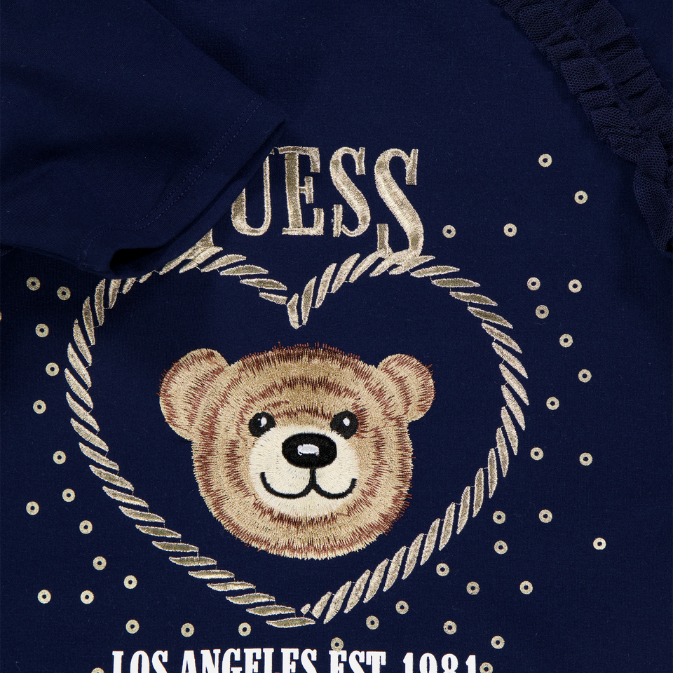 Guess Kinder Meisjes Jurk In Navy