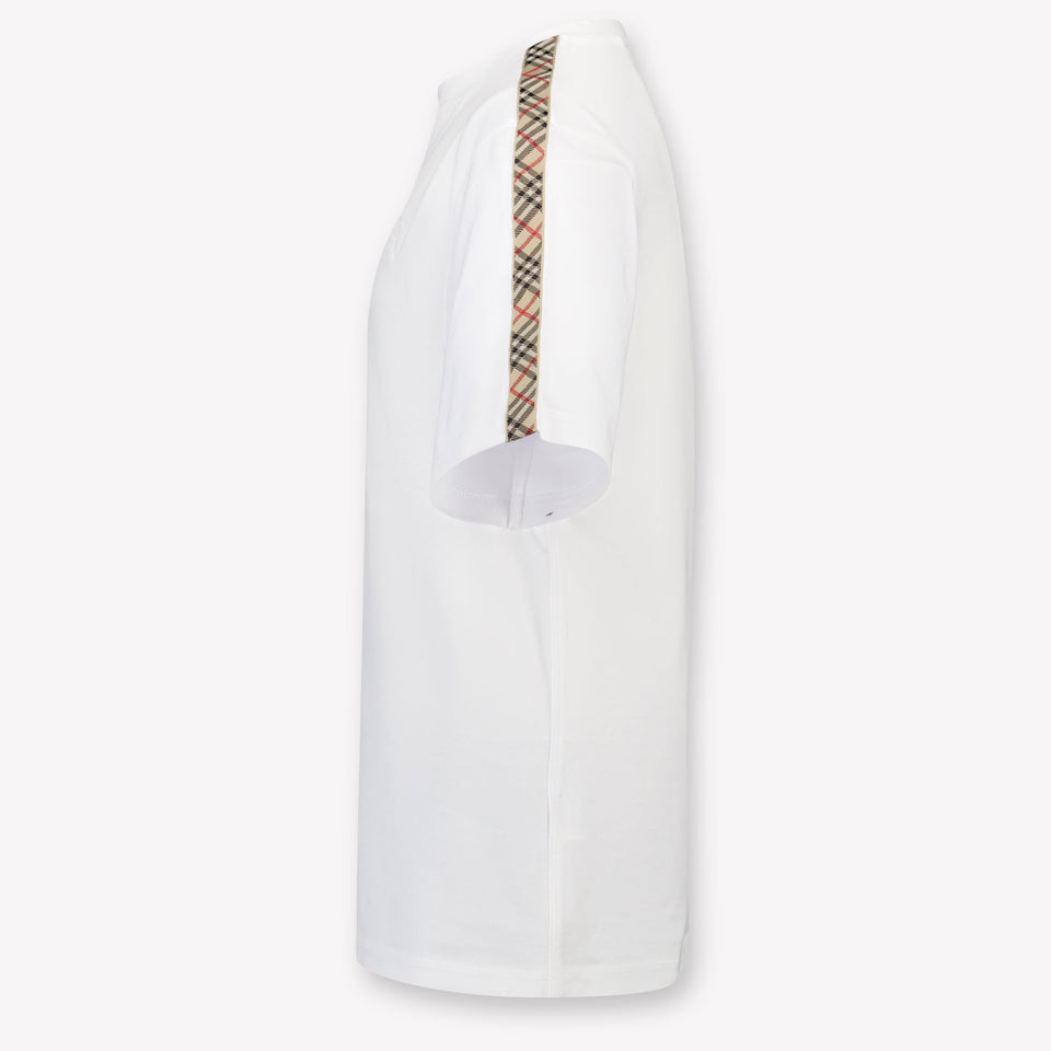 Burberry Cedar Kinder Unisex T-Shirt In Wit