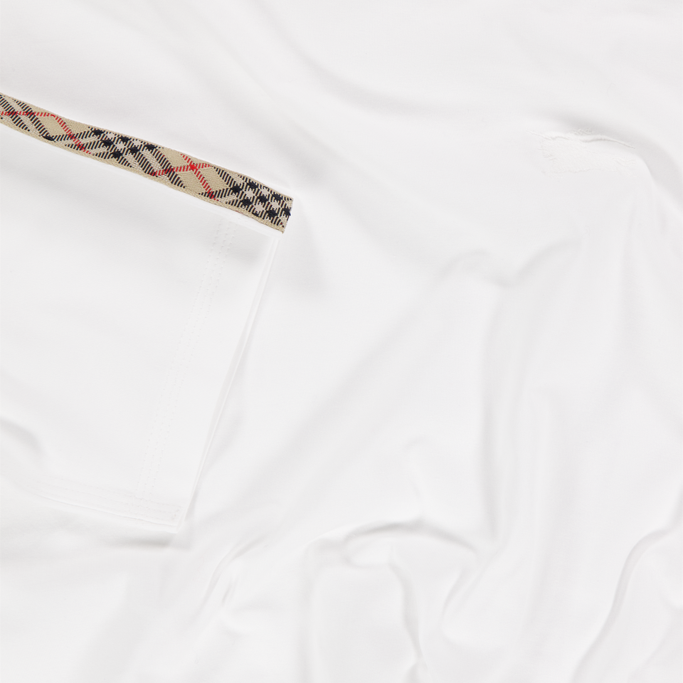 Burberry Cedar Kinder Unisex T-Shirt In Wit