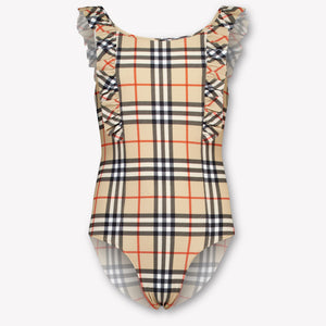 Burberry Tilly Kinder Meisjes Zwemkleding In Beige