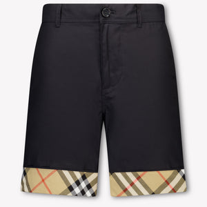 Burberry Oscar Kinder Jongens Shorts In Zwart