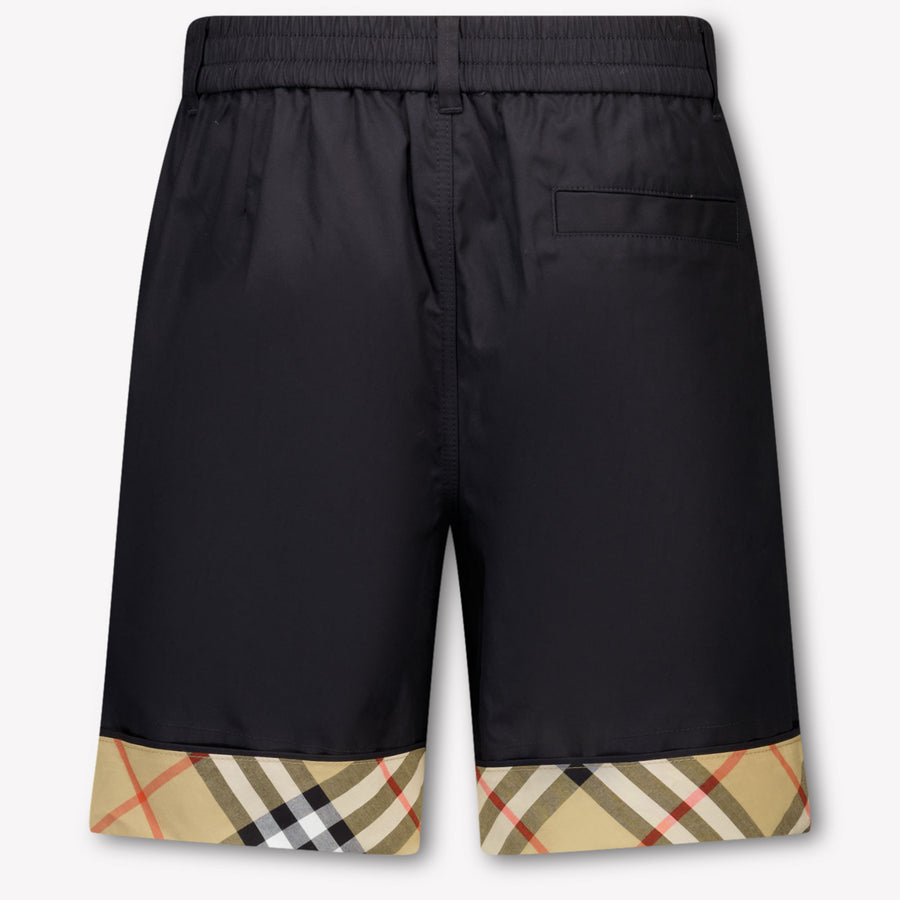 Burberry Oscar Kinder Jongens Shorts In Zwart