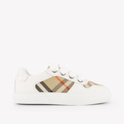 Burberry Noah Unisex Sneakers In Wit