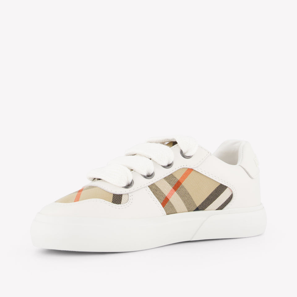 Burberry Noah Unisex Sneakers In Wit