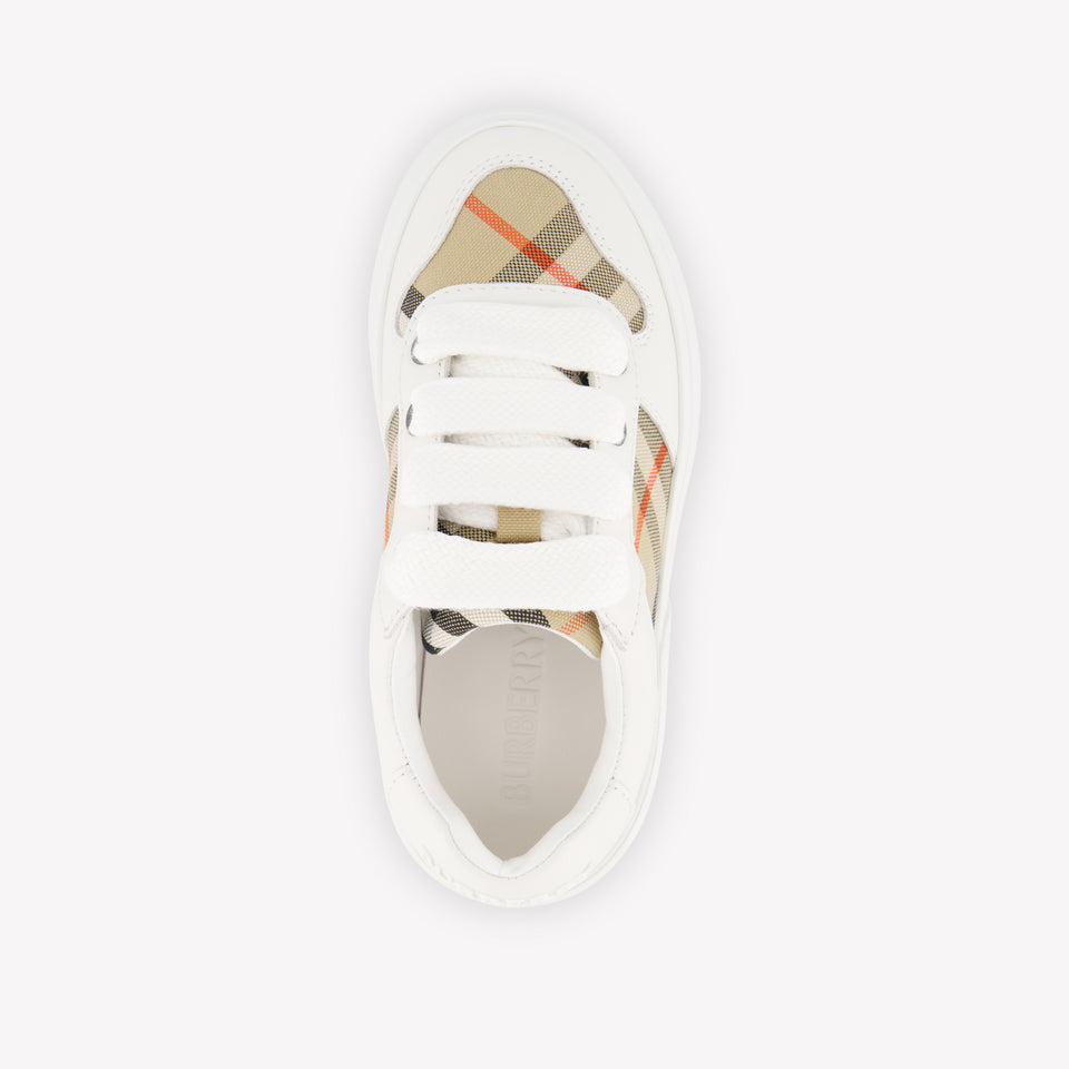 Burberry Noah Unisex Sneakers In Wit