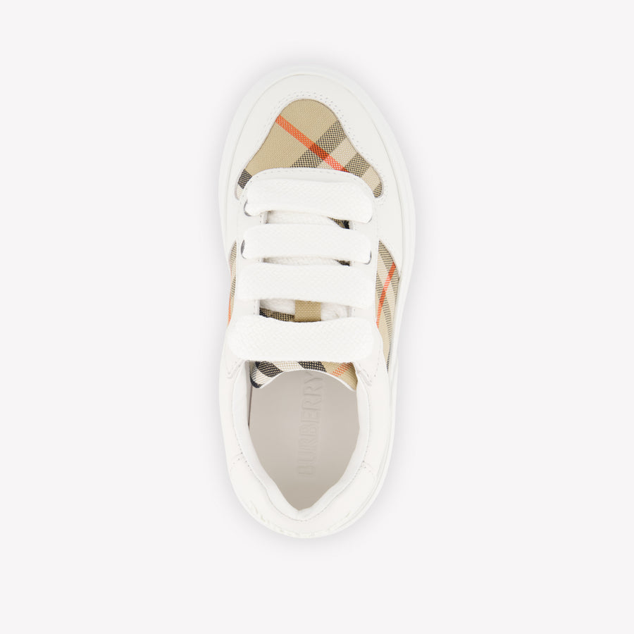 Burberry Noah Unisex Sneakers In Wit