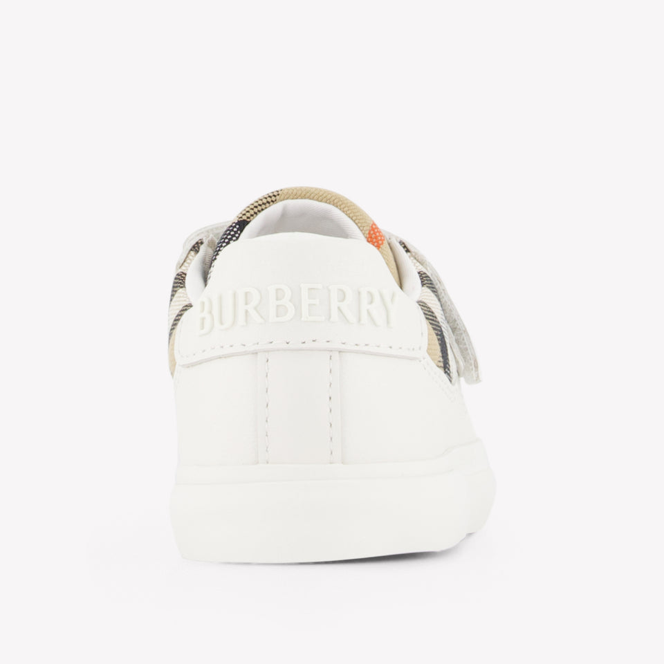 Burberry Noah Unisex Sneakers In Wit